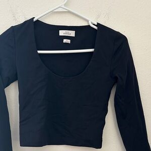 Babaton contour Black Long Sleeve Top
